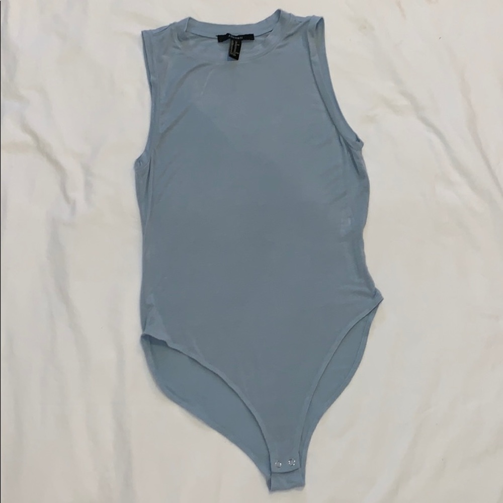 Grayish blue bodysuit